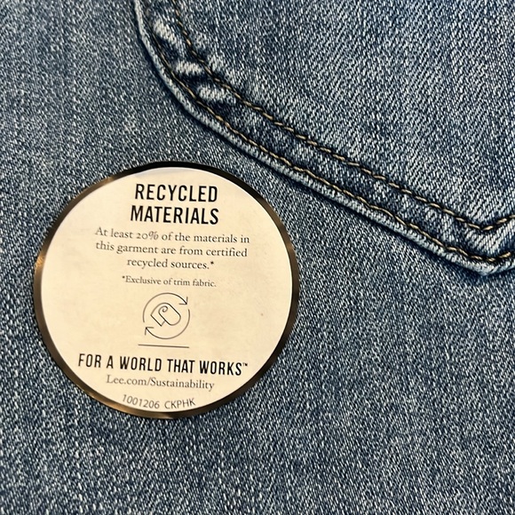 Lee® Women's Plus High Rise Skinny Jean, Size 22W Petite - Picture 14 of 14